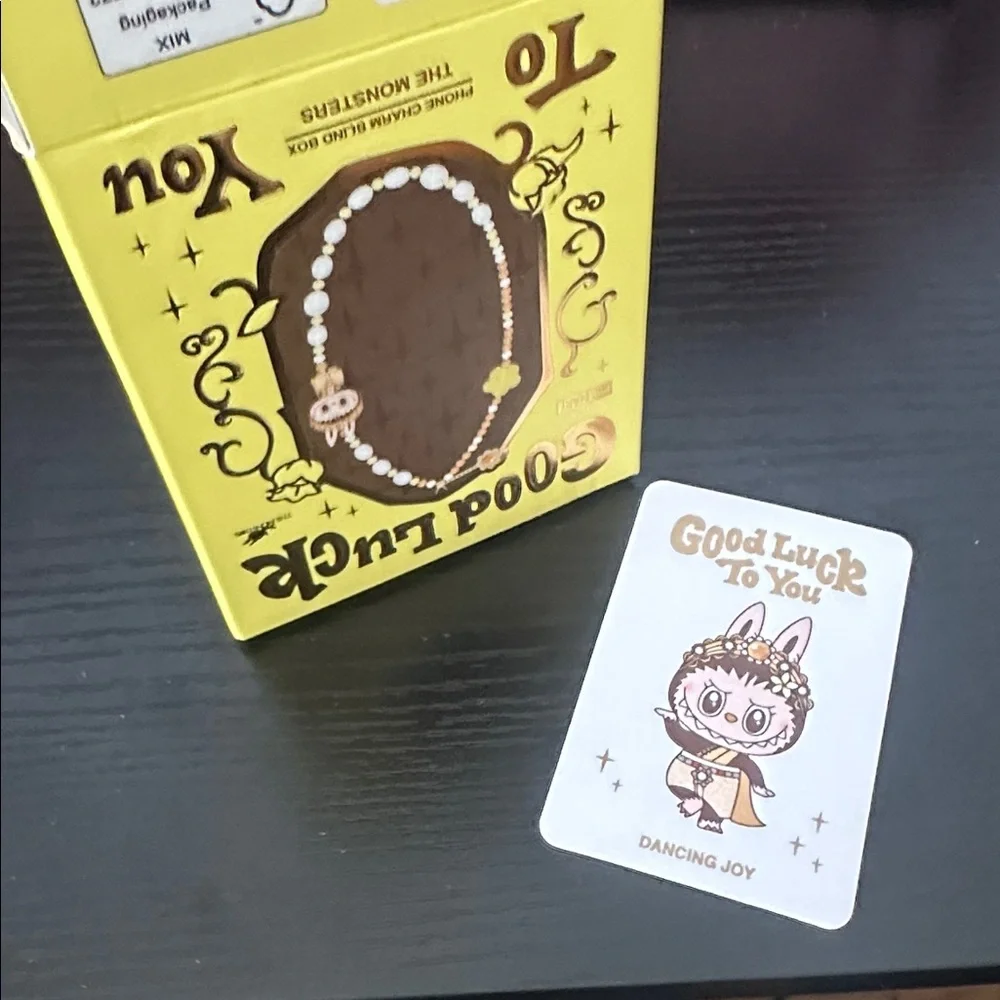 Pop Mart- Good Luck to You Phone Charm- confirmed: Dancing Joy (NIB)